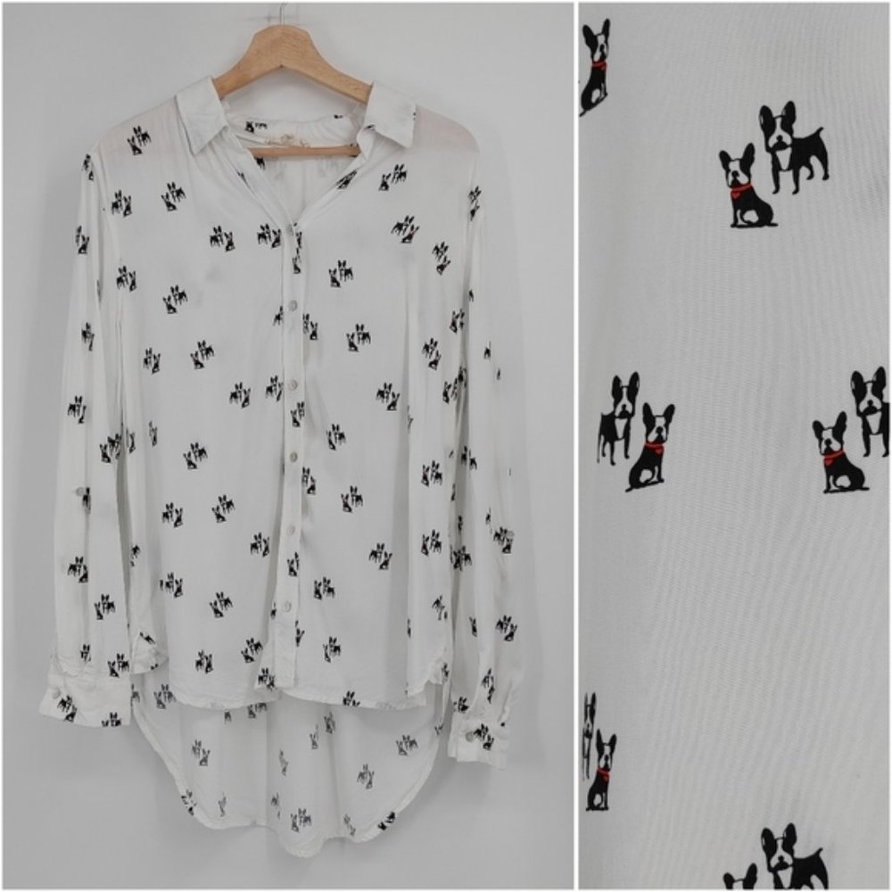 Jane &Delancey  printed button down